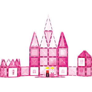 Nuevo Set de Viaje de Bloques Magnéticos STEM, Bloques de Construcción de Plástico Coloridos, Ladrillos Montessori Educativos Ecológicos, Castillo de Ensueño - Product Image 5