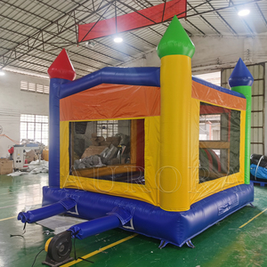 Castillo inflable personalizado de fábrica para niños y niñas, <span class=keywords><strong>casa</strong></span> de rebote rosa para fiesta - Product Image 4