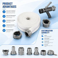 Selang Pemadam Kebakaran Bersertifikasi CE FM CPR 1.5/2.0/2.5 Inci dengan Set Nozzle
