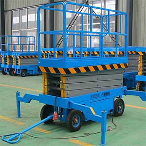 פלטפורמה חשמלית שולחן להרים 6 מ '7m 8m לדחוף ידנית סביב משקל פלטפורמה הידראולי <span class=keywords><strong>scissor</strong></span> חשמלי - Product Image 3