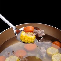 Ensemble d'ustensiles de cuisine en acier inoxydable 7 pièces Gadgets de cuisine Turner Pasta Server Louche Cuillères de service Fourchette avec porte-ustensile