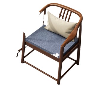 Solid Wood Three Piece Armchair Set <b>Walnut</b> Color Living Room Tea <b>Table</b> Chair Combination New Chinese Style - Product Image 5