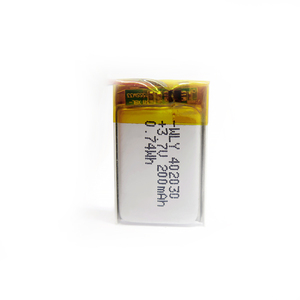 Pin Li-Polymer WLY 402030 <span class=keywords><strong>3.7V</strong></span> 200Mah Có Thể Sạc Lại <span class=keywords><strong>042030</strong></span> Pin <span class=keywords><strong>Lithium</strong></span> <span class=keywords><strong>Ion</strong></span> Polymer - Product Image 2