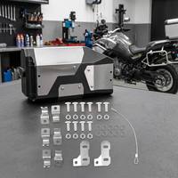 Boîte à outils en aluminium pour moto, boîte latérale de rangement, étui utilitaire pour CFMOTO 800MT, sacoche arrière, boîte de transport, noir argent