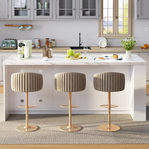 שולחן אוכל גדול למטבח בסגנון מודרני יוקרתי עם ורידי שיש מעץ, עיצוב חדש לשנת 2026, עם מגירות אחסון ומקומות ישיבה. - Product Image 5