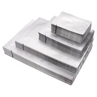 Sachet Doypack Personnalisé avec Logo Imprimé, Scellé sur Trois Côtés, en Feuille d'Argent, Jetable, Thermoscellable, Anti-Humidité, Stratifié, avec Fermeture Ziplock