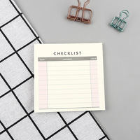 Cadeau promotionnel bloc-notes de bureau en papier adhésif de marque personnalisée impression poste promotionnelle avec Logo pour le travail Notes autocollantes bloc-notes