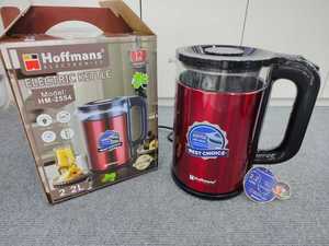 กาต้มน้ำ Hoffmans HM-2554 ขนาด 2.2 ลิตร พร้อมปลั๊ก EU แบบสองชั้น ป้องกันน้ำร้อนลวก ทำจากสแตนเลส สำหรับตลาดแอฟริกา อัพเกรดคุณภาพของคุณ - Product Image 1