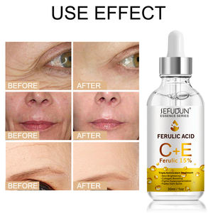 Suero Facial con Ácido Ferúlico SEFUDUN, Logotipo Personalizado, Cuidado de la Piel, Hidratante, Antienvejecimiento, Antioxidante, con Vitamina E y C - Product Image 3