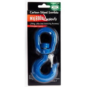 Gancho Giratorio de Acero al Carbono con Bloqueo de Seguridad, Certificado CE, Accesorio para Elevación y Anclaje - Product Image 2