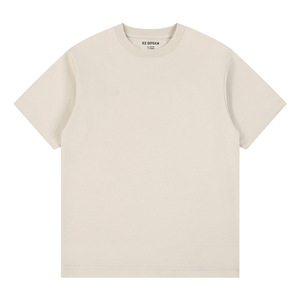 T-shirt technique avec logo personnalisé |   T-shirt japonais anti-rides coupe ample 220g |   Haut à cinq manches pour homme, anti-transpiration, à épaules tombantes - Product Image 1