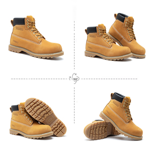 Travail terre sécurité hommes bottes de travail industriel acier orteil bois bottes de sécurité chaussures de sécurité hommes pour le travail - Product Image 2