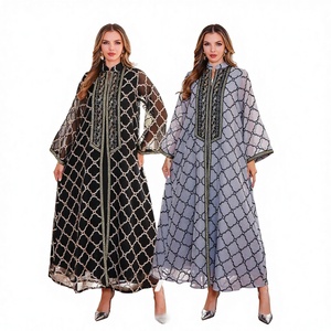 Nouveaux turbans en laine pour hommes, élégants, brodés, style Dubaï, Moyen-Orient, robe musulmane - Product Image 1