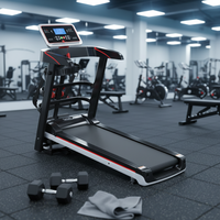 Tapis roulant électrique pliable et portable avec écran LED, moteur 0,65 CV, plage de vitesse 1-12,8 km/h, écologique pour l'exercice à domicile