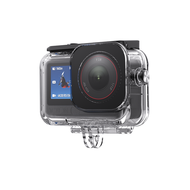 TELESIN Portable Protective Waterproof Acrylic Case for Osmo Action Camera Action 6 for