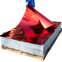 Alfombra de pasillo para bodas GreenLife ER009 de PE - Alfombra decorativa de espejo plateada brillante, reflectante, duradera y con efecto de río, a la moda