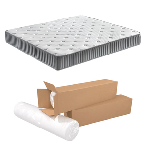 King Queen Size Silent Independent Pocket Spring Mattress 380g/m Knitted Comfortable Quilted Foam Eco-Friendly School Hospital - Product Image 1