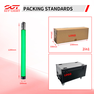 Tubo de Luz LED Profesional de 120 cm, <span class=keywords><strong>Pixel</strong></span> Tube, RGBA 4 en 1, Colores Degradados, Control DMX512 Madrix, para Clubes, DJ, Espectáculos - Product Image 2