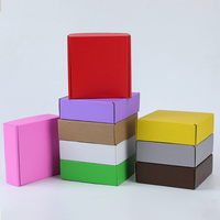 Boîtes en papier pour artisanat cadeau Boîtes d'emballage ondulées pliantes en couleur d'avion Boîtes en papier biodégradables pour logo personnalisé cosmétique