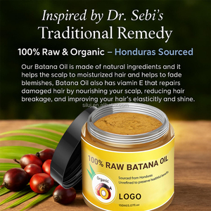 Aceite de Batana Crudo para el Crecimiento del Cabello por el Dr. Sebi, Aceite Orgánico Crudo de Honduras - Pasta de Batana 100% Pura y Natural para un Cabello Más Grueso y Fuerte - Product Image 2