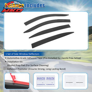 แผ่นบังแดดแบบติดตั้งง่ายสำหรับรถฮอนด้าแอคคอร์ด ปี 2013-2017 รุ่นซีดาน แบบ Low Profile - Product Image 5