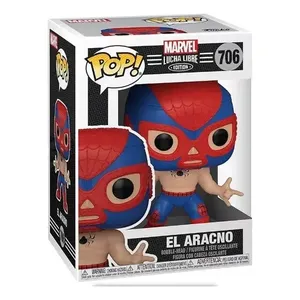 รูปปั้นหุ่นสไปเดอร์แมนสำหรับ706 Funko for POP Marvel lucha Libre El aracno - Product Image 1