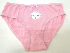 Lot de 5 culottes pour filles, culottes pour enfants, couleurs assorties, 100% coton, designs personnalisés/OEM avec audit BSCI - Product Image 3