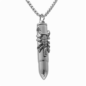Collier pendentif scorpion en acier inoxydable pour hommes, design animal, style punk 233058 - Product Image 1