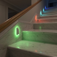 Nouvelle Lampe de Nuit à Détecteur de Mouvement 2026, Rechargeable USB, Étanche, LED, Lampe Murale pour Toilettes, Chambre, Couloir