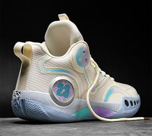 Chaussures de Basketball Montantes Personnalisées avec Logo de Marque Respirantes Mode Professionnelles pour Hommes - Idéales pour le Dropshipping - Product Image 2