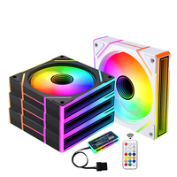Ventilador LED ARGB de 120 mm AntarcChill, Ventilador de Refrigeración para PC de Alto Rendimiento, Silencioso y Duradero, Ideal para Juegos