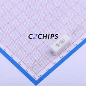 Résistance CR-L3W-10ohm 5% P à montage traversant (THT), composant à montage traversant, 22x8mm, ciment, 10Ohm, 500V - Product Image 1