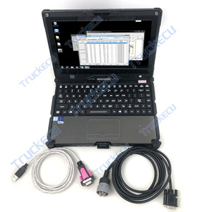 Pour Thermo King chariot élévateur <span class=keywords><strong>Auto</strong></span> remorque câble de Diagnostic Wintrac logiciel équipement outil avec Getac V110 ordinateur portable ensemble complet - Product Image 2