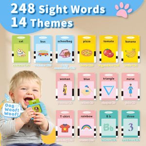 Jouets éducatifs Montessori pour la petite enfance, dispositif de lecture électronique, cartes flash parlantes pour bébés, tout-petits et enfants, jouet éducatif - Product Image 3