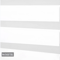 Stores zébrés classiques de taille personnalisée pour la décoration intérieure, stores enrouleurs électriques en tissu pour fenêtres, motif vertical intégré, uni