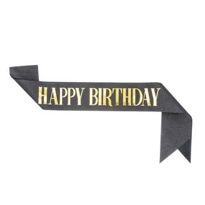 Banda <span class=keywords><strong>de</strong></span> <span class=keywords><strong>Feliz</strong></span> Cumpleaños con Papel Dorado, Decoración <span class=keywords><strong>de</strong></span> Cumpleaños para Mujeres, Hombres, Adultos y Niñas, Accesorios <span class=keywords><strong>de</strong></span> Decoración, Regalos - Product Image 3