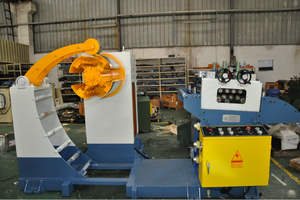 2-in-1 Abwickler mit Richtmaschine für Metallstahlplatten – Abwickel- und Richtmaschine für Blechabwickler für Kraftpressen - Product Image 4