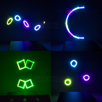 Projecteur laser RGB 3W SHEHDS, faisceau de lumière, scanner de ligne, effet d'éclairage de scène DJ disco, fête, mariage, vacances, bar, club, lumière DMX
