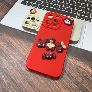 Ốp điện thoại iPhone 17 Air hoạt hình TPU mềm 3D, đồ chơi tự làm, dành cho iPhone 15 16 14 13 Plus Pro Max - Product Image 3