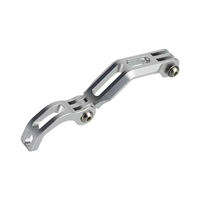 Support de fixation réglable en alliage d'aluminium CNC pour phare de vélo, support universel pour phare de vélo pour Brompton, vélos pliants, vélos de route et VTT