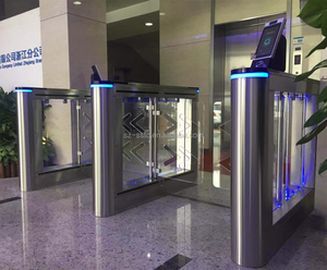 Fastlane turnike küçük ayak izi yaya turnike kapı turnike ince salıncak turnike yüz tanıma RFID paslanmaz - Product Image 5