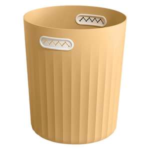 Poubelle cylindrique Shark Tooth de grande taille pour intérieur, bord souple, sûre pour une utilisation domestique - Product Image 3