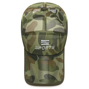 Mesh Baseball Cap Men Summer Breathable Sunshade Outdoor Sports Hat Camouflage Pattern Full Mesh Design - Product Image 3