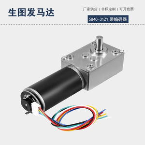 มอเตอร์ไฟฟ้ากระแสตรง Stf Gw4058 31zy 24V 300 รอบต่อนาที แม่เหล็กถาวร แบบยึดหน้าแปลน พร้อมตัวเข้ารหัส - Product Image 2