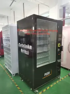 High Tech 24 Hour Automatic Big Touch Screen Food Chips Cold Soft Soda Drink Combo Vending Machine For Food And Drink