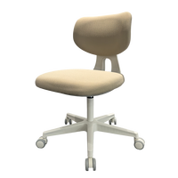 Chaise pivotante en fer moderne et confortable pour étudiants, pour salon et bureau, avec un design adapté aux enfants