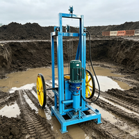 MIKTON MKD-110D Foreuse électrique portable pour puits d'eau, petite, 110 m, pour projet de forage de puits d'eau potable sécurisé en zone rurale