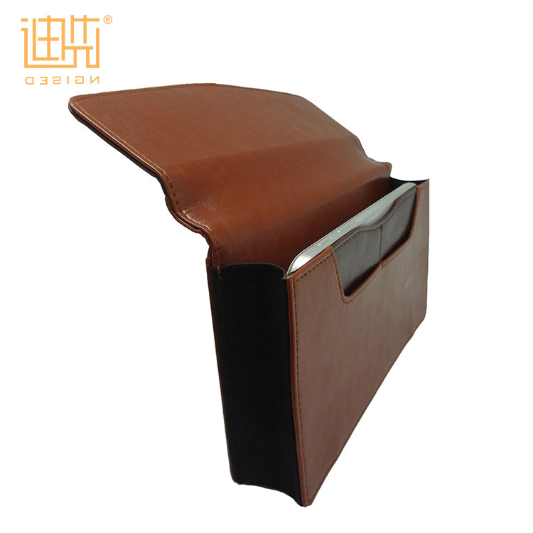 New style 2020 Mix Color Brown a5 Pu leather car document holder car document organizer