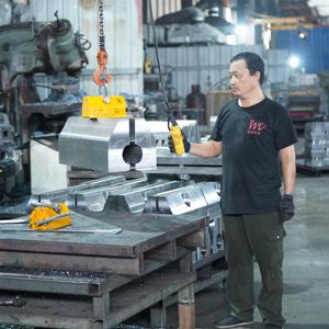 विद्युत 2200lb 1000 kgस्थायी चुंबकीय लिफ्टिंग चुंबक थोक स्टील प्लेट स्थायी चुंबकीय लिफ्टर कस्टम एसी - Product Image 6