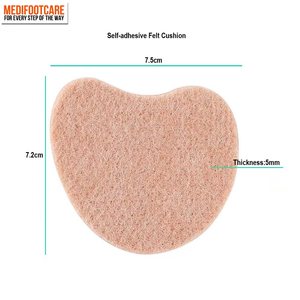 Cuscinetti in feltro per l'avampiede, supporto per il metatarso, per metatarsalgia, neuroma di Morton, per <span class=keywords><strong>scarpe</strong></span> con tacco alto - Product Image 4